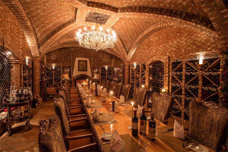 Hotel Alex, wine cellar